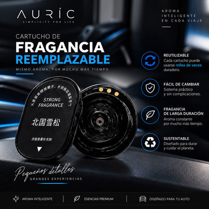 AURIC ® - Pack x3 Cartucho de aroma difusor -LUXURY-