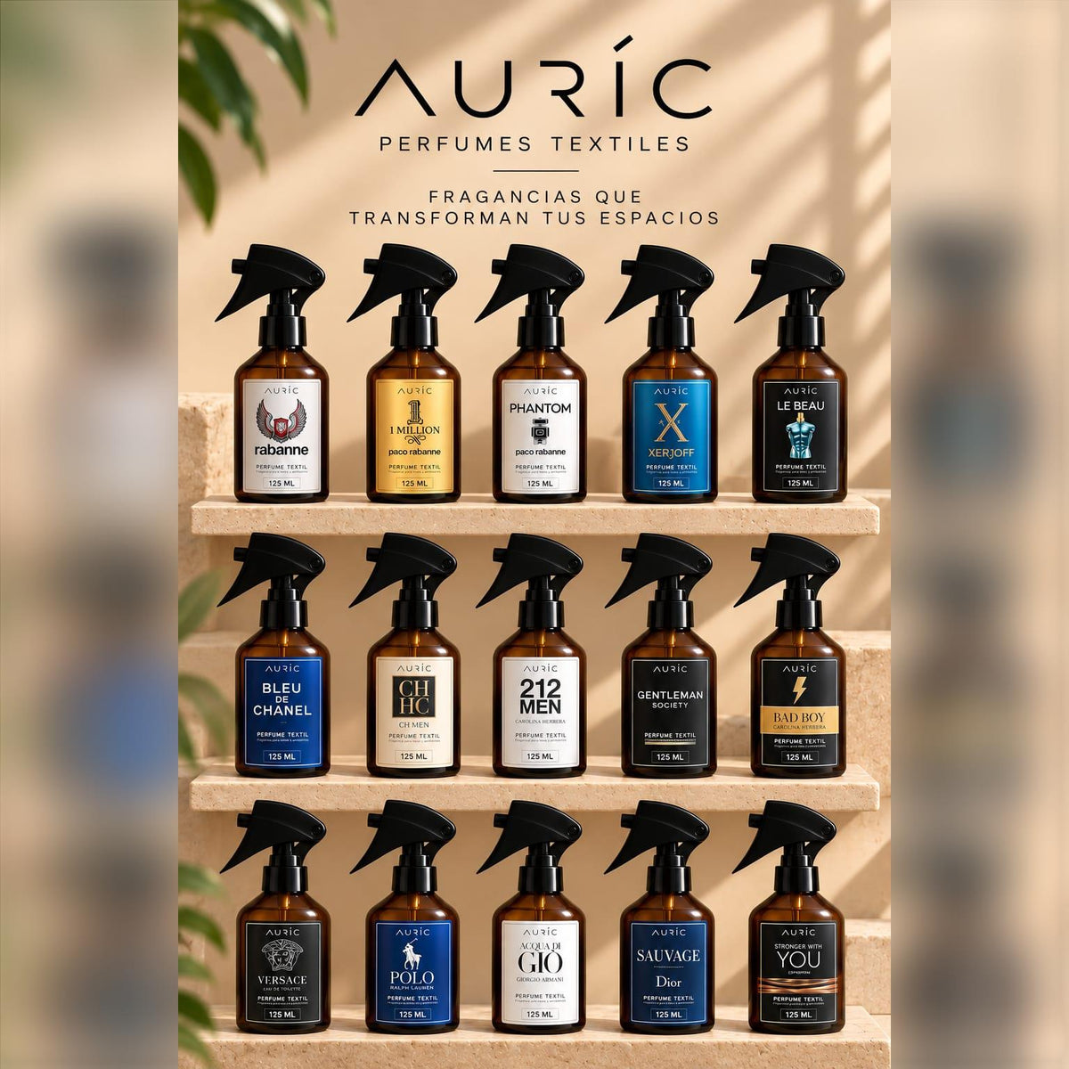 Perfumes textiles AURIC - hombre