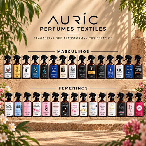 Perfumes textiles AURIC - todas las fragancias